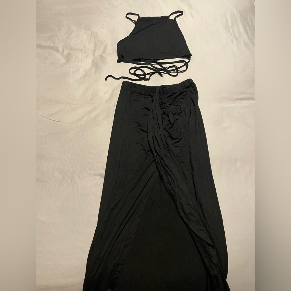 Two piece crop top
